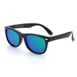 Ochelari de soare Techsuit Kids Polarized Sunglasses (D802), polarizati, UV400, negru;rosu