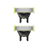Lame de ras Philips OneBlade Pro 360 QP420/50, Set 2 bucăți, Negru/Verde