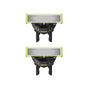 Lame de ras Philips OneBlade Pro 360 QP420/50, Set 2 bucăți, Negru/Verde