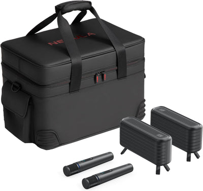 Accesoriu Proiector Anker Nebula X1, 2 Boxe Wireless, 2 Microfoane, Husa Transport, Negru