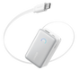 Acumulator Extern Anker Nano, 10000mAh, 45W, cu Cablu USB-C Instacord Retractabil