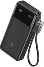 Acumulator Extern Anker Powercore, 20000mAh, 30W, Cablu USB-C