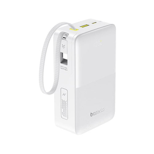 Acumulator Extern Baseus Enerfill Bipow 2 Pro Digital Display, 30000mAh, 22.5W, cu Cablu USB-C Inclus