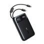Baterie externă Baseus EnerFill FC11, 20000 mAh, 45W, cabluri USB-C integrate, Neagră