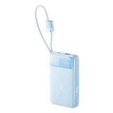 Acumulator Extern Baseus Enerfill FC11 Digital Display, 20000mAh, 22.5W, Cablu USB-C si Lightning Incorporat