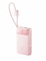Acumulator Extern Baseus Enerfill FC11 Digital Display, 20000mAh, 22.5W, Cablu USB-C si Lightning Incorporat