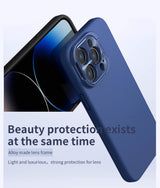 Husa Nillkin compatibila cu iPhone 14 Pro Max, MagSafe/Magnetic, TPU, Negru