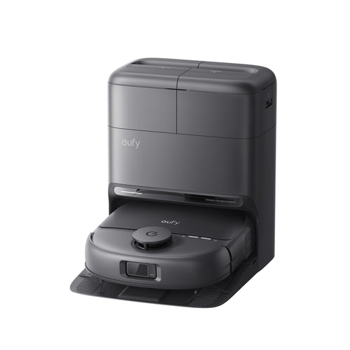 Aspirator Robot Eufy Omni C28, 15000 Pa, Navigare Laser Lds+, 2x2.2L, 123 Min, Negru