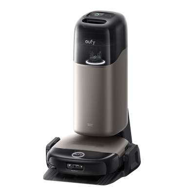 Aspirator robot pentru casă eufy Omni S2, 30.000 Pa, HydroJet 2.0, 3D MatrixEye 2.0, Mop cu rolă, Stație UniClean 12-în-1, Negru