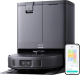 Aspirator Robot Eufy X10 Pro Omni, 8000 Pa, Mopmaster 2.0, Recipient 2.5L, Rezervor 3L, 173 Min, Alb