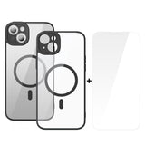 Husa Folie de Protectie Baseus Frame MagSafe Apple iPhone 14 Plus