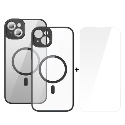 Husa Folie de Protectie Baseus Frame MagSafe Apple iPhone 14 Plus