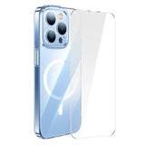 Husa Baseus Crystal MagSafe Folie Protectie pentru Apple iPhone 14 Plus