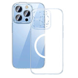 Husa Baseus Crystal MagSafe Folie Protectie pentru Apple iPhone 14 Plus