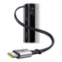 Baterie externa Baseus EnerGeek GR11 20.000 mAh 145W, 2x USB-C, 1x USB-A, cu cablu retractabil, Argintiu