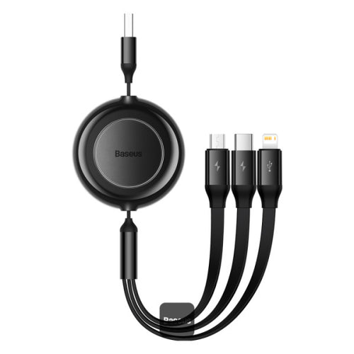 Cablu de date Baseus USB-C la Lightning la Micro-USB, 1.1 m