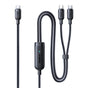 Cablu Baseus Flash 4 140W 2-in-1 Fast Charging USB-C, 1.5m, Negru
