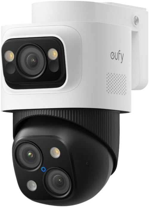 Camera Add on Eufy Poe Bullet Ptz S4 4K UHD Triple Lens 122 Fov 360 Pan Tilt 8 Hybrid Zoom Ai Night Vision Col