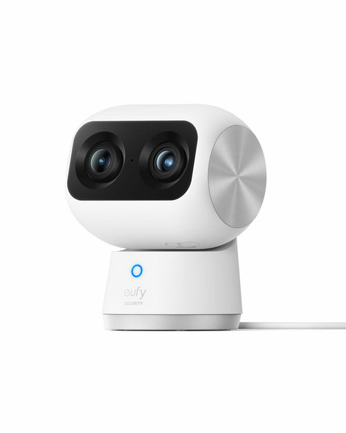 Camera de supraveghere eufy Security S350 Interior, Dual Camera, Pan&Tilt, Rezolutie 4K UHD, 8× Zoom, 360° PTZ, AI, Dual-Band Wi-Fi