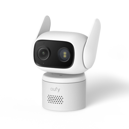 Cameră de supraveghere cu fir eufy Wired Cam C31, Full HD, Pan-Tilt, 360°, Night Vision, IP66, Albă
