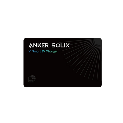 Card RFID pentru stații de încărcare auto electrice, Anker Solix V1, Negru