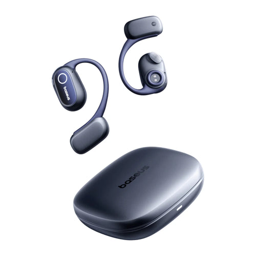 Casti Baseus Bowie MF1, True Wireless open-ear, 60h autonomie, IPX4, Bluetooth 5.4, Alb