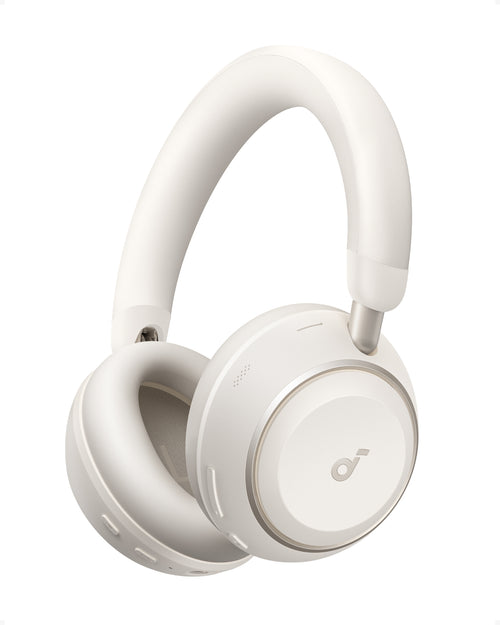 Casti wireless over-ear Anker Soundcore Space 2, ANC, LDAC Hi-Res, Bluetooth 5.1, 50h, alb