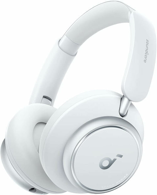 Casti Anker Soundcore Space Q45, wireless over-ear, ANC adaptiv, Hi-Res, Bluetooth 5.3, alb