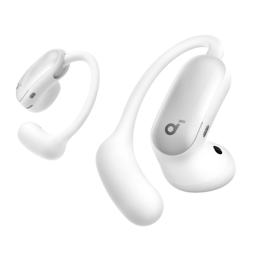 Căști wireless open-ear Anker Soundcore AeroFit 2 Pro, Active Noise Cancelling, LDAC, IP55, Bluetooth 6.1, 34 ore autonomie, Albe