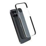 Husa Devia compatibila cu iPhone 12 Mini, Transparent, TPU, Negru