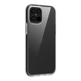 Husa Devia compatibila cu iPhone 12 Mini, Transparent, TPU, Negru