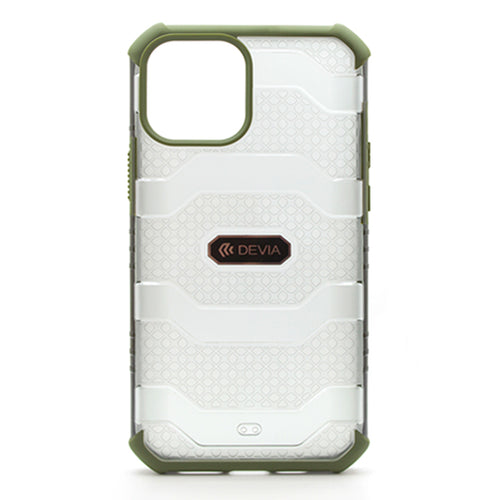 Husa Devia compatibila cu iPhone 12 Pro Max, policarbonat, Verde