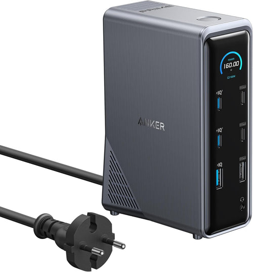 Docking Station Anker Prime 737 14in1 160W GaN AC DC Interfata Smart