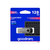 Stick USB GOODRAM UTS3 128GB, USB 3.0, Negru/Argintiu