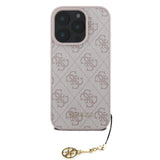 Husa Guess compatibila cu iPhone 16 Pro Max, TPU, Roz