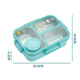 Lunch box, Albastru deschis
