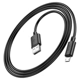 Cablu de date HOCO X88 USB-A la Micro USB, 1 m, 2.4A, Negru