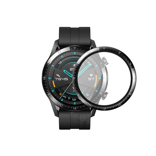 Folie sticla securizata 3D pentru Samsung Watch 4 44mm, Neagra