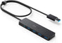 Hub Anker UltraSlim, 4 porturi USB 3.0, Negru