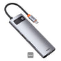 Hub Baseus Metal Gleam 8 in 1 USB-C la HDMI 3x USB3 0.1xpd 1xrj45 1xsd Tf 1x USB-C PD