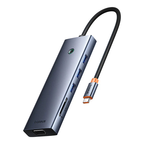 Hub Baseus Ultrajoy 10 in 1 USB-C la HDMI 4K VGA 3x USB-A 3 0 Rj45 Sd Tf 3 Mm