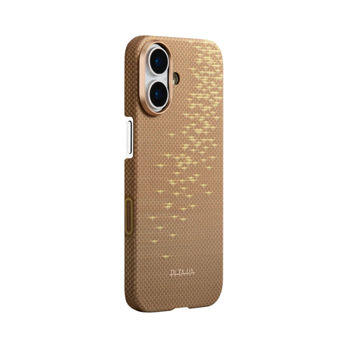 Husa Pitaka compatibila cu iPhone 17, MagSafe/Magnetic, Auriu