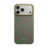 Husa Pitaka compatibila cu iPhone 17 Pro Max, MagSafe/Magnetic, Piele, Portocaliu