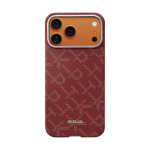 Husa Pitaka compatibila cu iPhone 17 Pro Max, MagSafe/Magnetic, Rosu