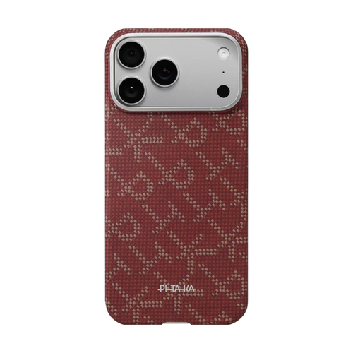 Husa Pitaka compatibila cu iPhone 17 Pro, MagSafe/Magnetic, Plastic, Rosu