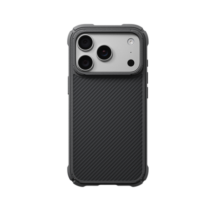 Husă pentru iPhone 18 Pro, Pitaka Cairn Case, Neagră/Gri