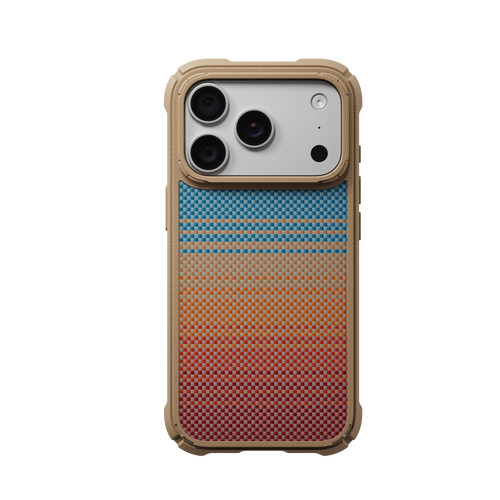 Husă pentru iPhone 18 Pro, Pitaka Cairn Case Sunset 2.0, California Dream 01