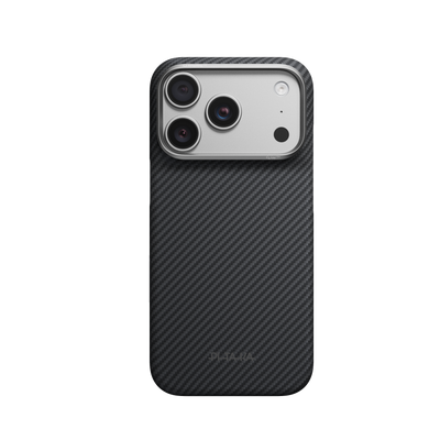 Husă pentru iPhone 18 Pro, Pitaka Edge Case PitaTap, Neagră/Gri