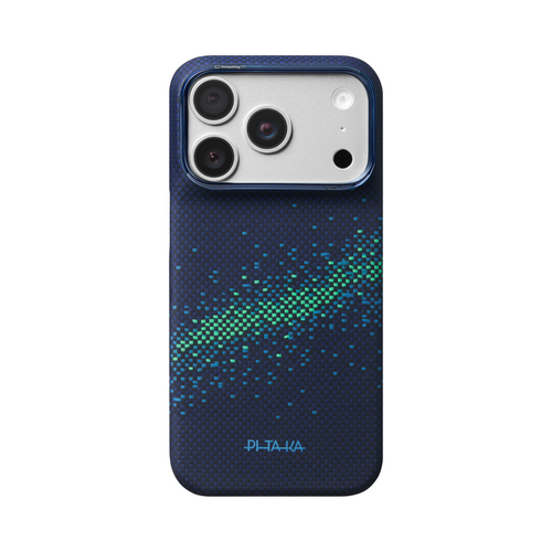 Husă pentru iPhone 18 Pro, Pitaka Edge Case PitaTap, Albastru