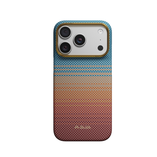 Husă pentru iPhone 18 Pro, Pitaka Edge Case PitaTap, Sunset 2.0 California Dream 01